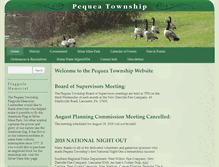 Tablet Screenshot of pequeatwp.org